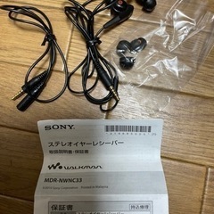 ウオークマン用ノイズキャンセリング　イヤホンの画像