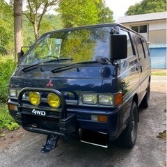 【希少車】 三菱 デリカ スターワゴン 平成元年式 207,50...