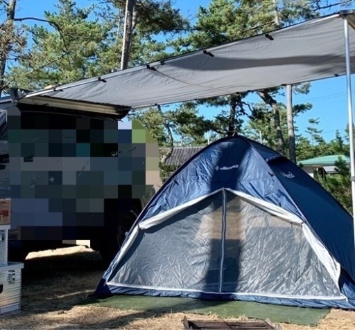 【美品】オーニング　カーサイド　タープ　キャンプ　車中泊