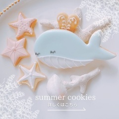 夏のアイシングクッキー体験の画像