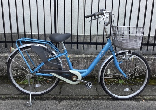 ＜整備済＞ALOUETTE・アルエット・24インチ・ママチャリ自転車 シングルギア・変速なし アルミ製で軽量。