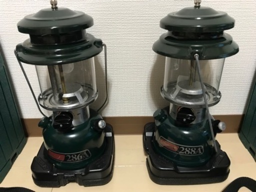 美品　コールマン　ホワイトガソリンランタン