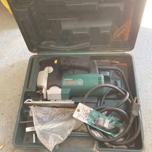 日立 HITACHI 電動 ジグソー CJ 65VC ケース 替刃付き 動作確認済み ノコギリ電動工具 日立工機