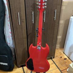 エレキ ギター エピフォン Epiphone Gibson ギブソン SG 良品 本体約100×34×5cm エレキギター 音出し確認済みの画像