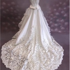 ウェディングドレス　超美品の画像