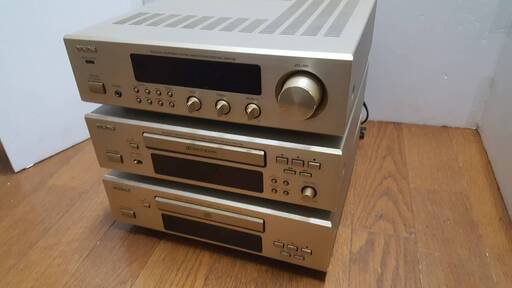 DENON システムコンポ DRA-F100/DRR-F100/DCD-F100 デノン デンオン　動作確認済み(カセットは再生不可)　ジャンクにて