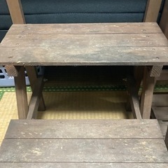 ガーデニング用棚 木製の画像