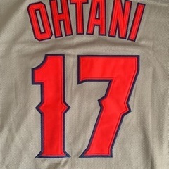 大谷翔平グレーユニフォームXXLサイズの画像