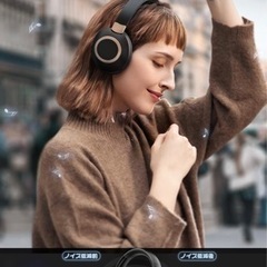 ヘッドホン bluetooth ワイヤレス マイク付き  最大60時間再生　の画像