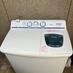 HITACHI  日立　PS-55AS2  2021年製　5.5Kg 二層タイプ　【値下げしました。価格交渉してください！】　　