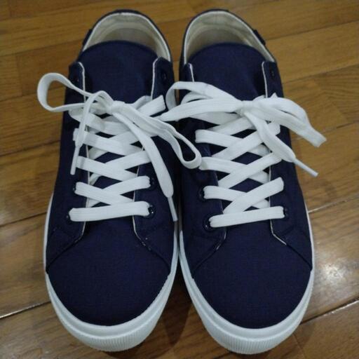 《10月末日迄》GAP スニーカー　25.0ｃｍ　紺色