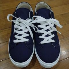 《10月末日迄》GAP スニーカー　25.0ｃｍ　紺色