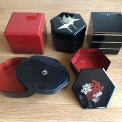 お重と他の和食器