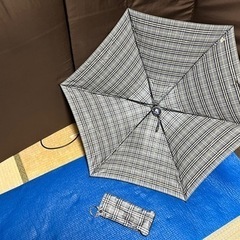 バーバリー　折り畳み傘（グレー）の画像