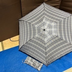 バーバリー　折り畳み傘（グレー）