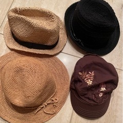 まとめ売り150cm🚺キッズ服10着 帽子4個の画像