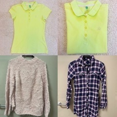 まとめ売り150cm🚺キッズ服10着 帽子4個の画像