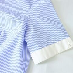 【No.62】美品 THEORIA クレリックスキッパーブラウス 9号 ストライプの画像