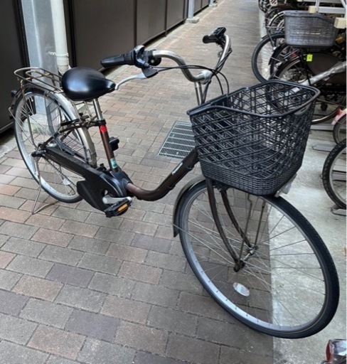 電動自転車　パナソニック　チョコブラウン