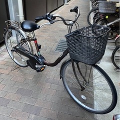 電動自転車　パナソニック　チョコブラウン