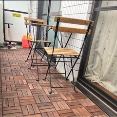 テーブル 椅子2脚
