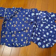 美品　甚平80…2枚セット