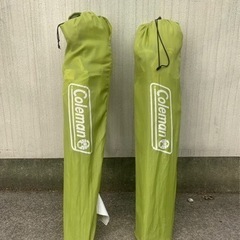 コールマン　保冷ケース付き　アウトドアチェア　2脚セット