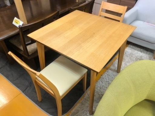 【リサイクルサービス八光】幅80㎝　株式会社東馬　2人掛けダイニングセット