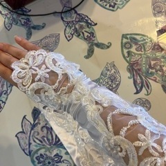 フィンガーレスグローブ　ウェディング/ブライダル/結婚式/披露宴...