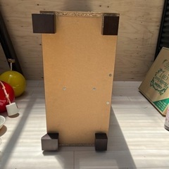 美品　木目収納棚　高さ89×幅56×奥行29㌢の画像