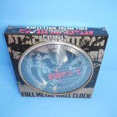 進撃の巨人　フルメタルウォールクロック(リヴァイ)　未使用品