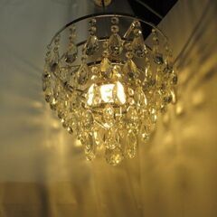 1ヶ月保証/ペンダントライト/LED電球付き/照明器具/1灯/シャンデリア/BBP-053/中古品/J5724/の画像