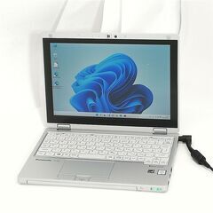 送料無料 日本製 ノートパソコン 10.1型 Panasonic CF-RZ5PFDVS 中古良品 第6世代CoreM 4GB 高速SSD タッチ可 無線 Windows11 Office