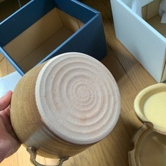 300円 黄瀬戸　釜揚げセット　萬宝窯の画像