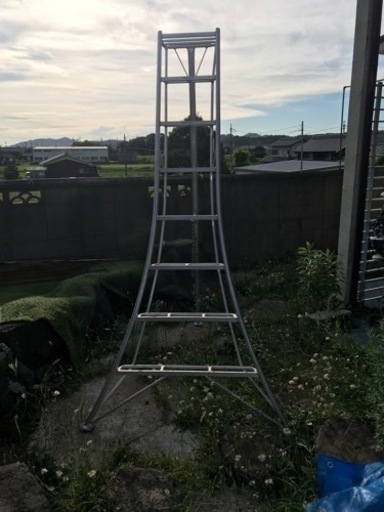 園芸三脚　アルミ脚立