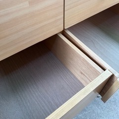 衣類タンス　衣類ケース　木のタンス　テレビ台にもの画像