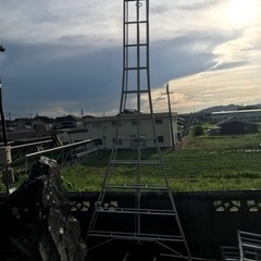 園芸三脚　アルミ脚立　3メートル以上