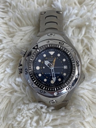 SEIKO スキューバ　ピピンモデル　5M45-6A70 セイコー純正キャパシタ交換済み