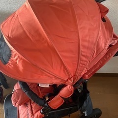 エアバギー ココ オレンジ 朱色 ベビーカーの画像