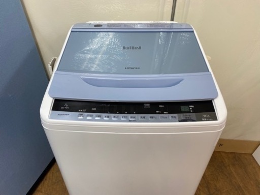 I716 ? 風呂水ポンプ未使用♪ HITACHI★ 洗濯機 （７㎏） ⭐ 動作確認済 ⭐ クリーニング済