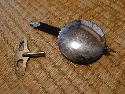 動作品】愛知時計電機60日巻機械式柱時計ボンボン時計振り子時計 (し