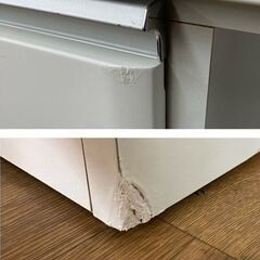 R381 NITORI KRISNA シリーズ キッチンボード、食器棚、幅140cm Used・美品の画像