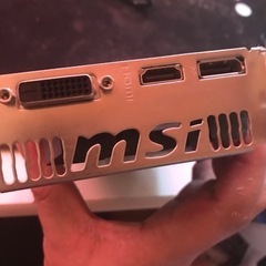 MSI製GTX1050tiの画像