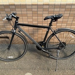 クロスバイク　700✖️25C 21段変速　ブラックカラー