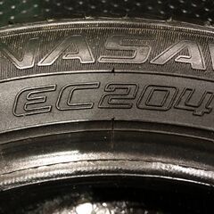DUNLOP ENASAVE EC204 155/65R14 14インチ 夏タイヤ 4本 20～22年製 バリ溝 ワゴンR スペーシア タント N-ONE等　(MTO52) クレジットカード QR決済可能