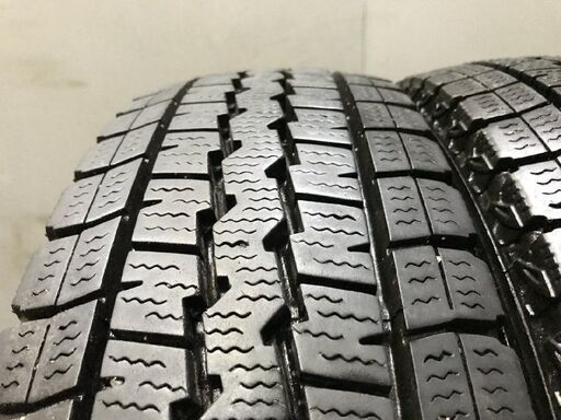 DUNLOP WINTER MAXX SV01 155/80R14 88/86N LT 14インチ スタッドレス 4本 21年製 バリ溝 サクシード プロボックス等　(TD012) クレジットカード QR決済可能