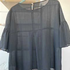 古着ブラックカットソーの画像