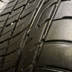 【OBERTAKE RVII 215/60R17】夏タイヤ【DUNLOP Mistiere 17インチ 7J5HPCD114.3+50】21年製 バリ溝 カローラクロス C-HR等　(TF073) クレジットカード QR決済可能の画像
