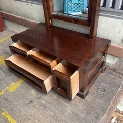 KD003 【松本民芸家具 鏡台】ドレッサー 姿見 激安商店