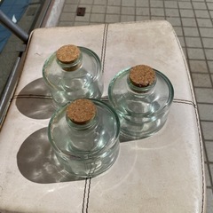 お洒落なガラス瓶